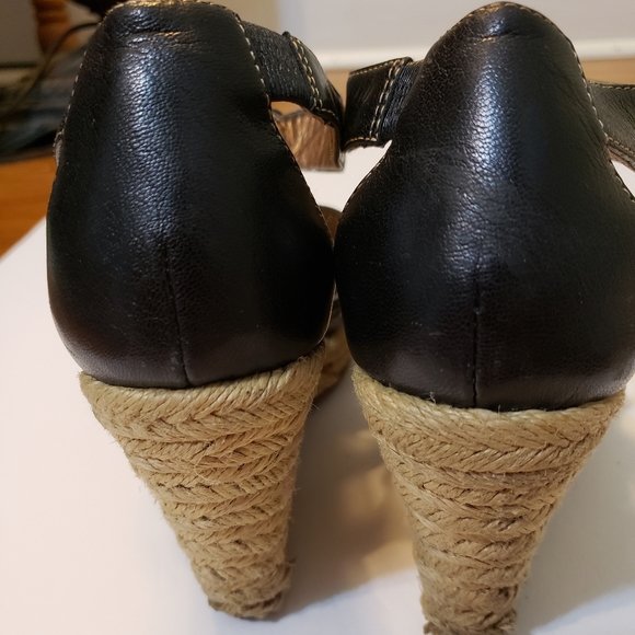 Sofft black wedge sandals Black 8 - Picture 4 of 7